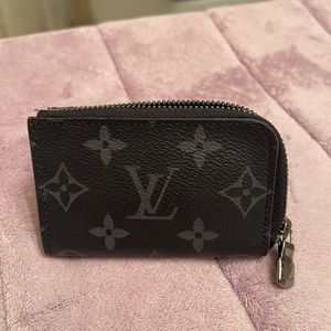 Authentic Monogram Eclipse Louis Vuitton Coin Purse